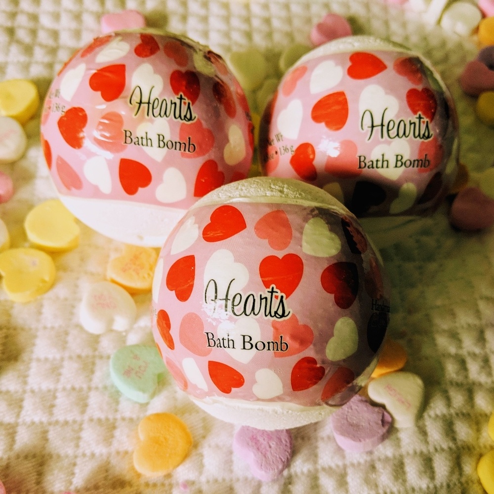 💕💗💖Primal Elements Hearts Bath Bomb Trio 💖💗💕